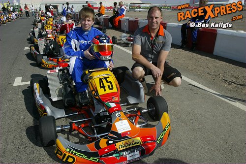 Kevin Korjus met Ton Vink